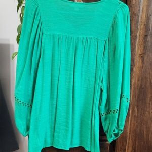 Vibrant Green Women's Blouse